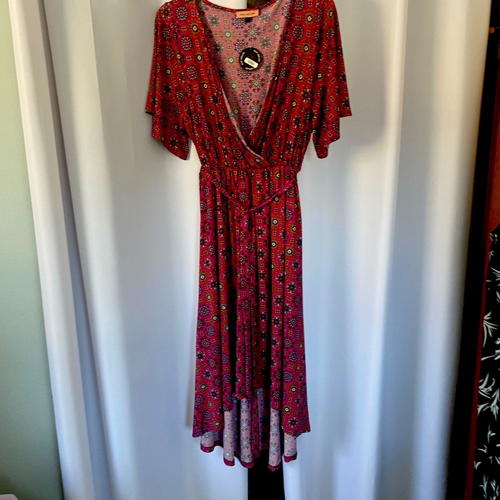 High low midi dress